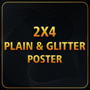 2X4 PLAIN & GLLITER