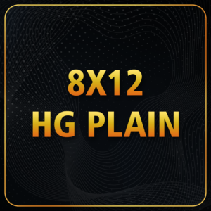 8x12 HG PLAIN